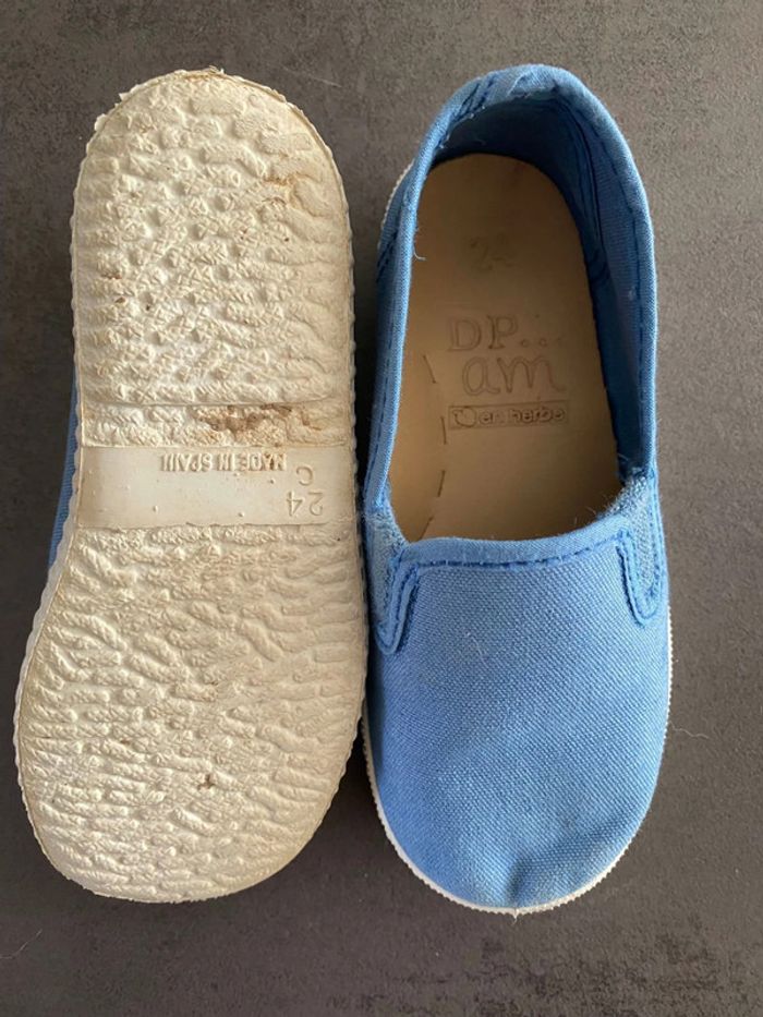 Mocassins bleus DPAM taille 24 - photo numéro 2