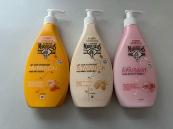 Lot de crème corps le petit marseillais