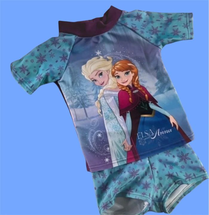 Maillot de bain reine des neiges 18 mois