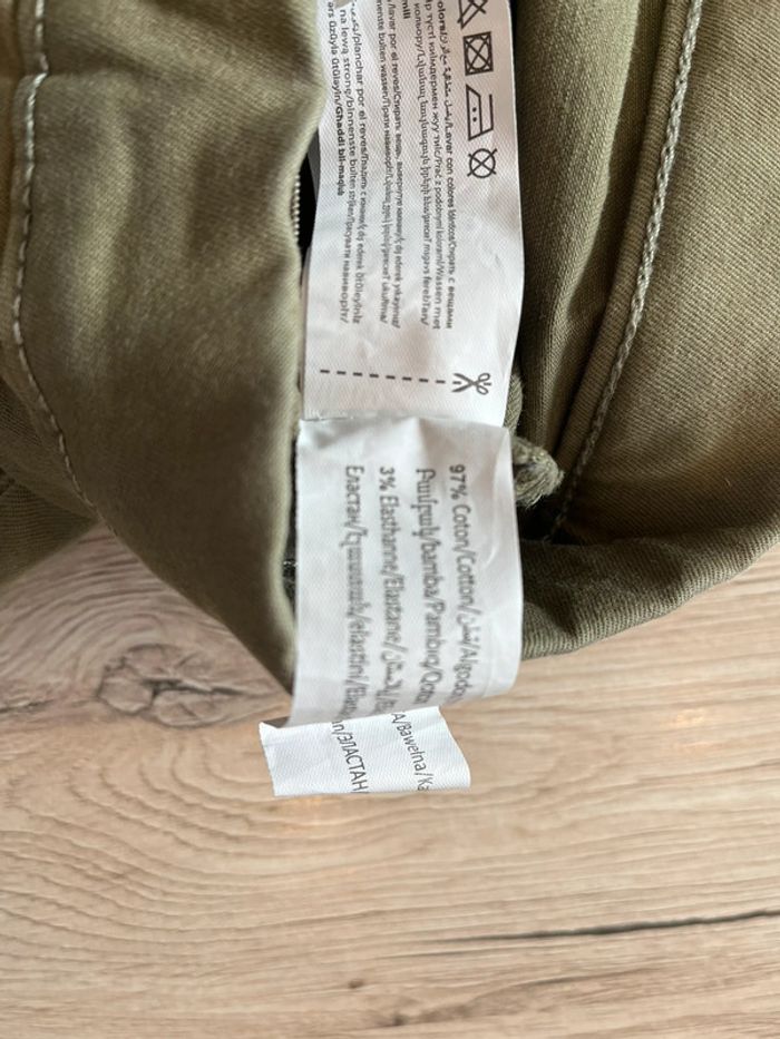 Jeans tape à l'œil kaki 12 ans - photo numéro 4
