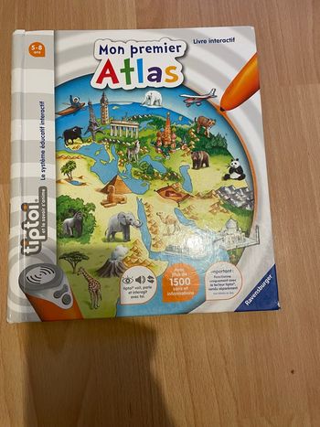 Livre interactif Tiptoi Mon premier Atlas
