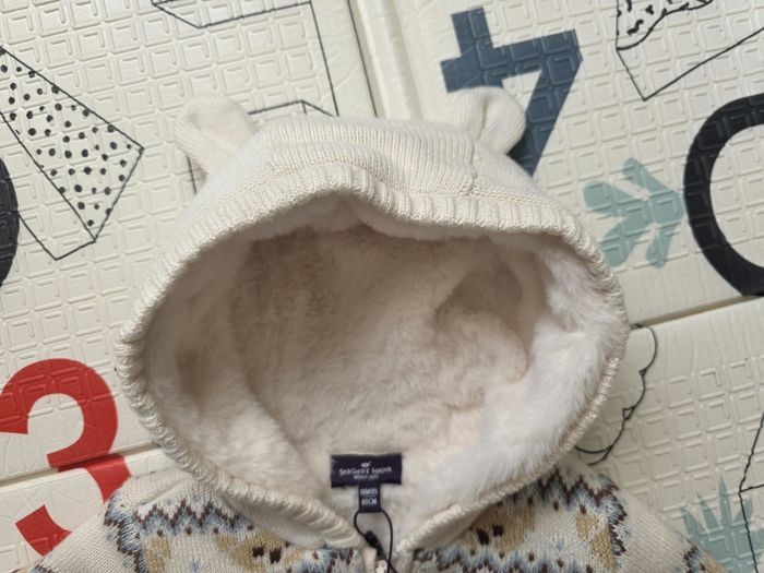 Gilet à motif jacquard et mouton Sergent Major - photo numéro 4
