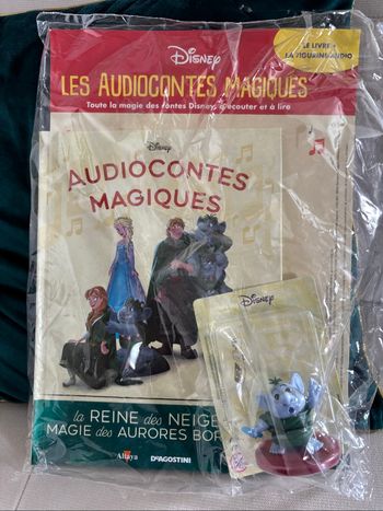 Figurine + Livre La Reine des Neiges n 92 Audiocontes Magiques Disney Altaya