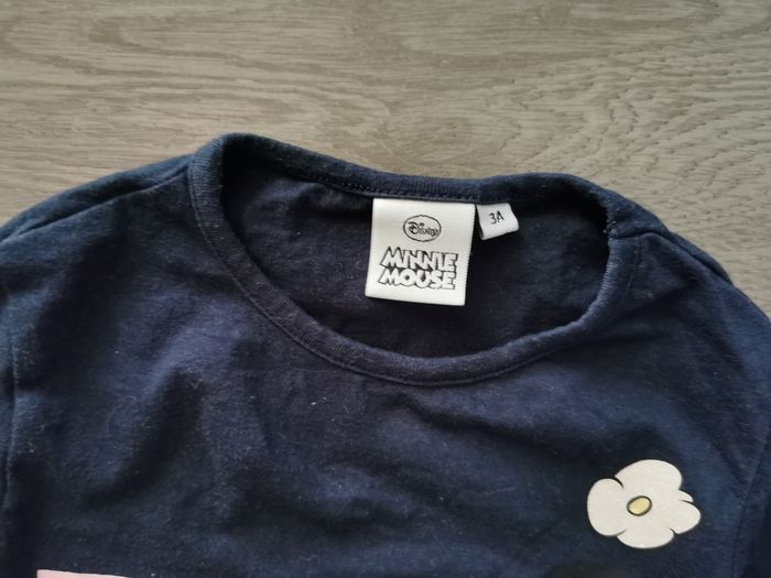 T shirt manche longue minnie 3 ans - photo numéro 3