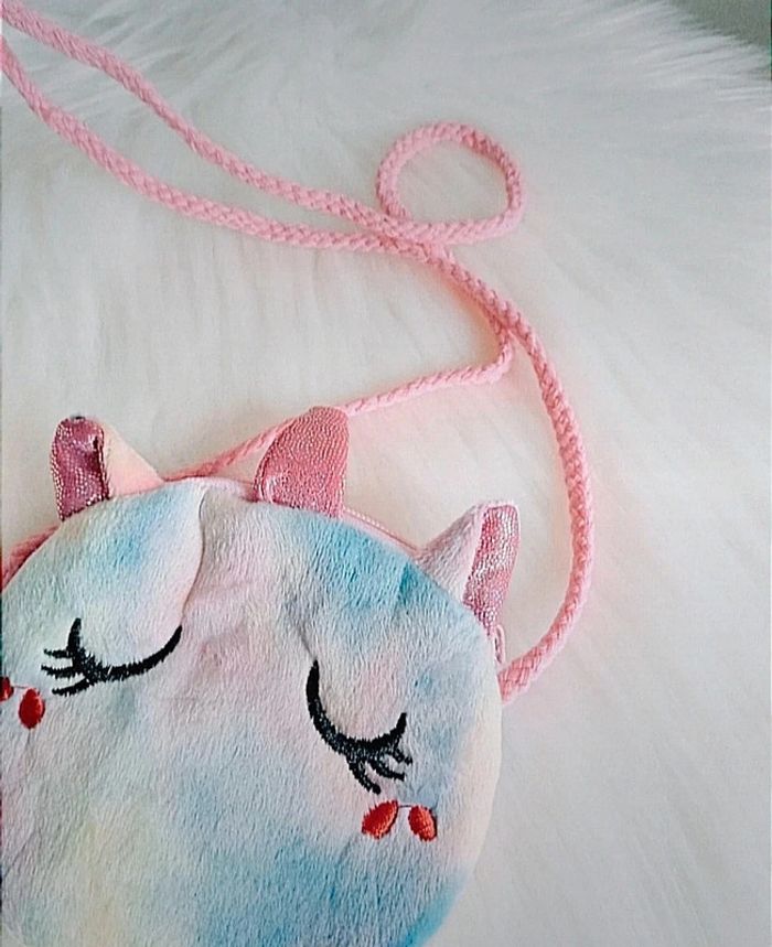🌸 Joli petit sac Licorne 🦄 enfant tout doux 🌸 - photo numéro 7