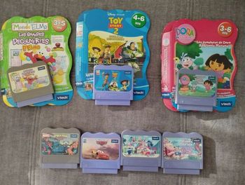 Lot 7 jeux vsmile VTech