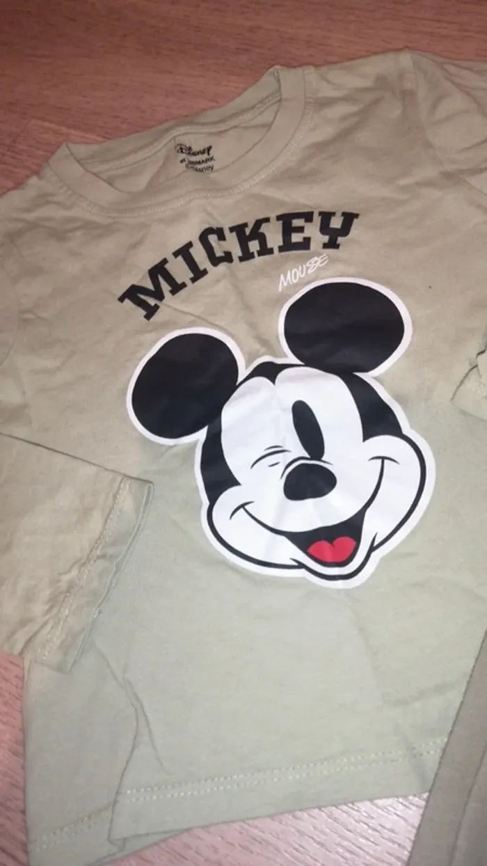 Emsenble jogging mickey vert - photo numéro 3