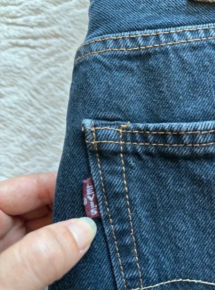 Jean levi’s lot 501 S bleu foncé homme coupe slim taille W28 38 M L32 - photo numéro 3