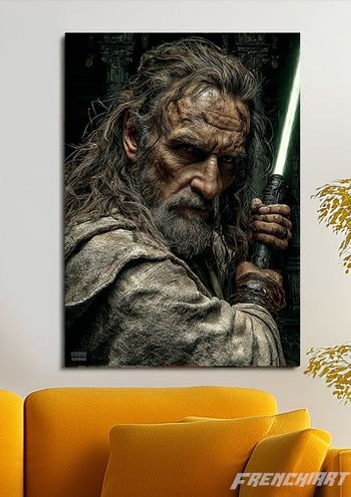 Poster métallique 30cm x 42cm StarWars Jedi + aimant mural fourni. - photo numéro 2