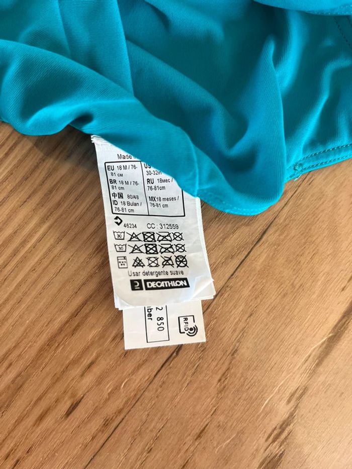💦 Maillot de bain 18 mois Nabaiji – Bleu éclatant & prêt pour l'été ! - photo numéro 4