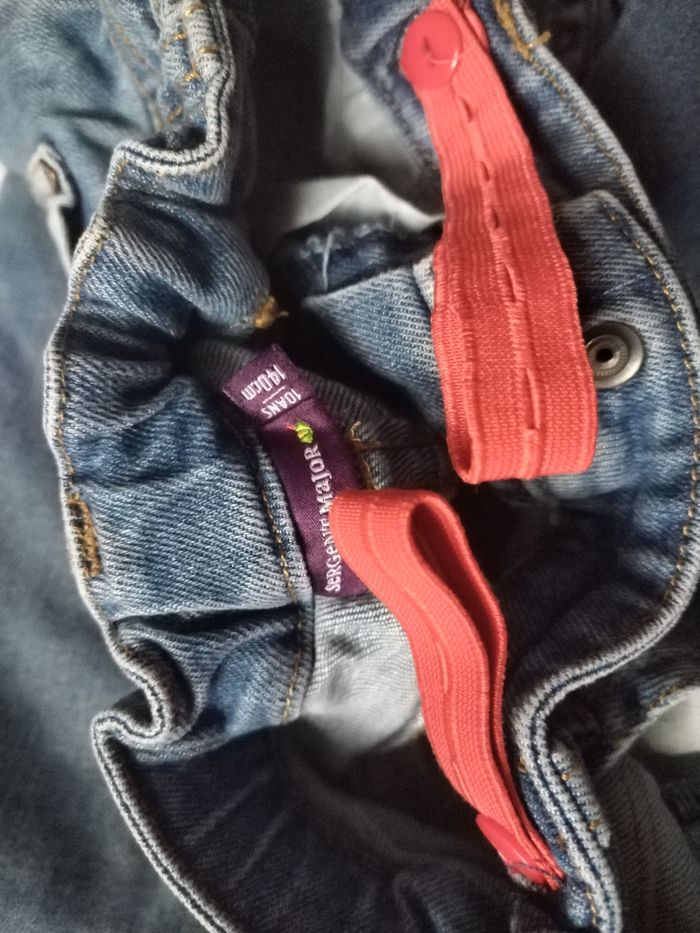 Jean garçon slim  sergent major bleu 10 ans - photo numéro 7