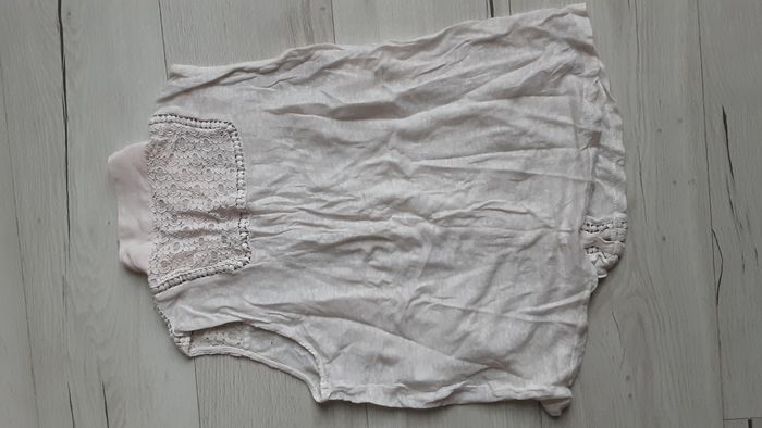 Vêtement femme top haut blouse écru Naf Naf taille S - photo numéro 3