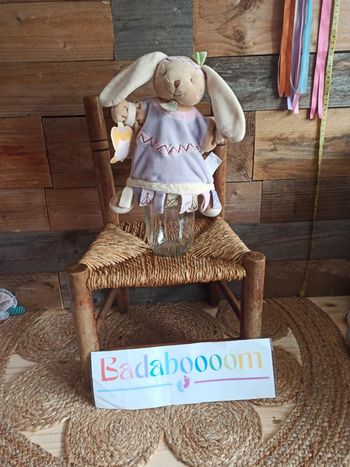 Doudou marionnette lapin indien doudou et compagnie tbe