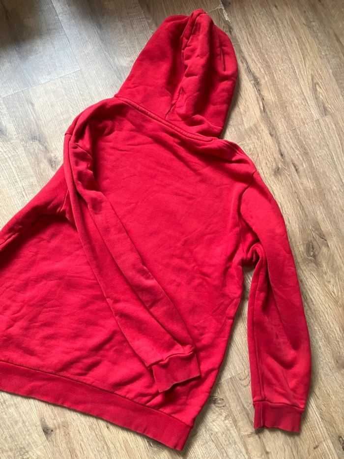 Pull à capuche Adidas rouge homme - photo numéro 2