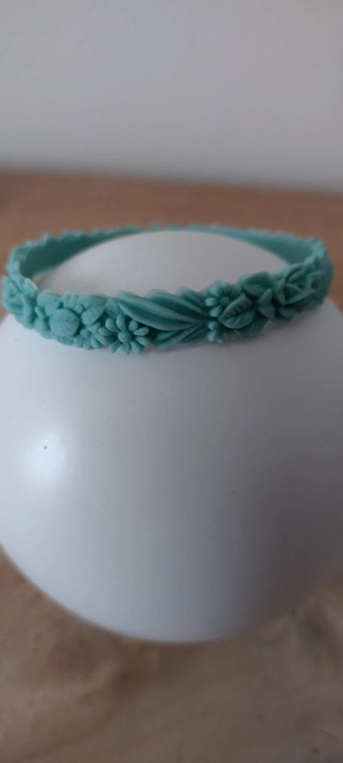 Bracelet silicone boho fleurs 3D - photo numéro 5