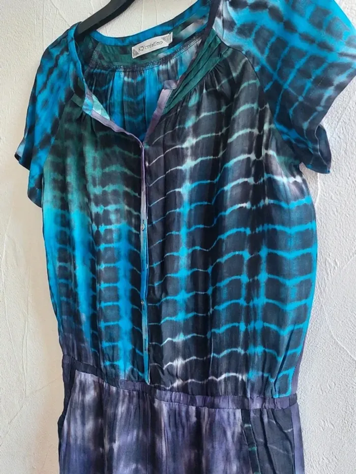 Combishort Tye-Dye Taille L - photo numéro 3