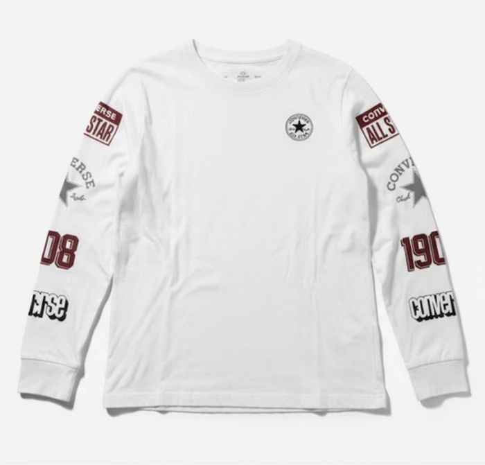 T-shirt Manches Longues Converse Style Patchs