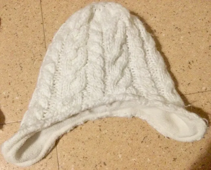 Bonnet cache oreilles blanc - photo numéro 4