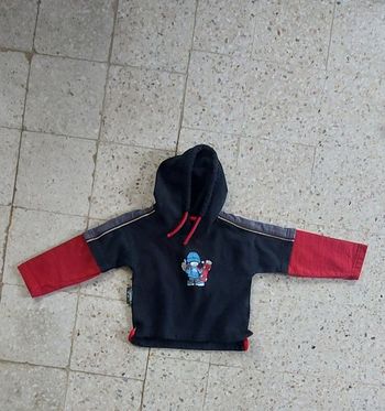 Sweet à capuche garçon 2 ans