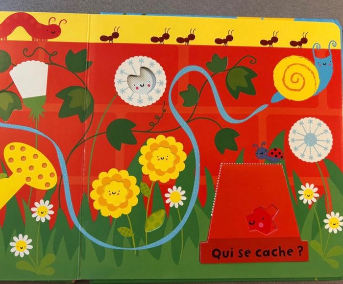 Livre bébé avec mon doigt « Le Jardin » neuf - photo numéro 5