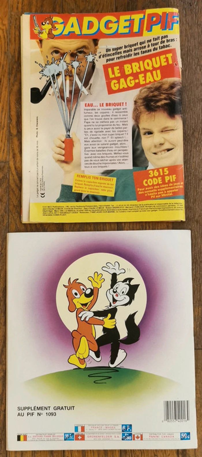 Ancien pif gadget avec album pif et hercule + poster Michael Jackson N°1093 1990 vintage - photo numéro 15