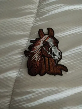 Patch a coudre sac a dos cheval