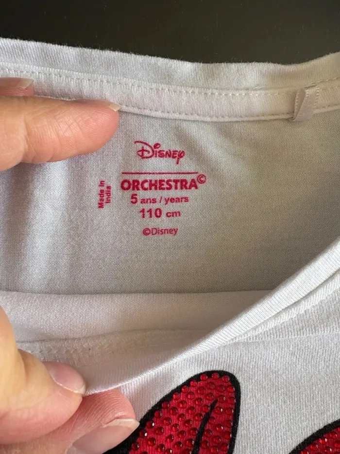 Tee shirt Minnie 5 ans - photo numéro 2