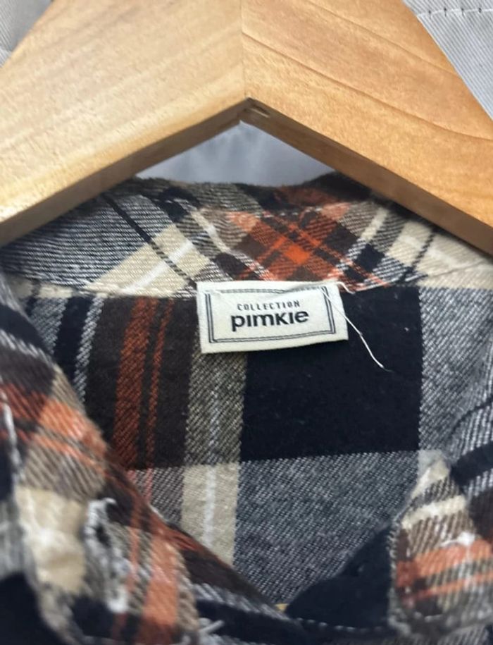 Chemise courte épaisse femme à carreaux - photo numéro 5