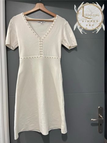 Robe polo crème Morgan TM