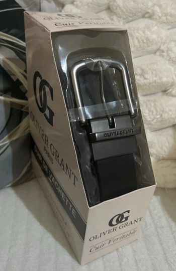 Ceinture réversible cuir homme  ( luxe )