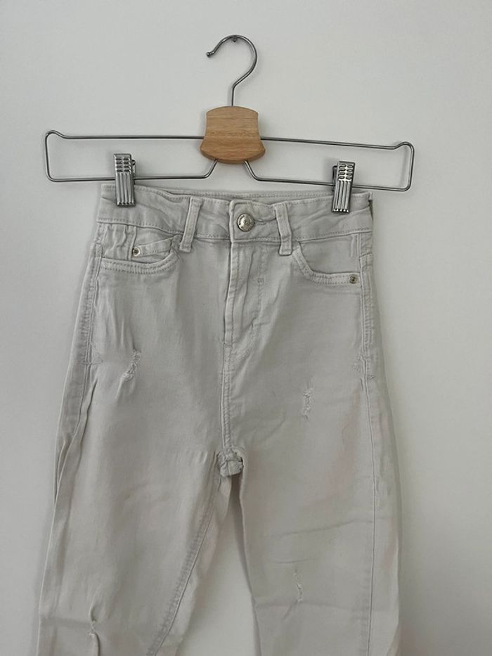 jean skinny à trous