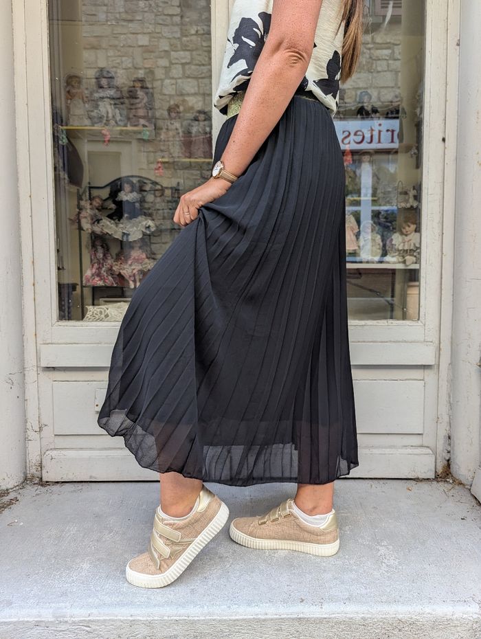 Jupe longue plissée Vienne noir
TU - photo numéro 4