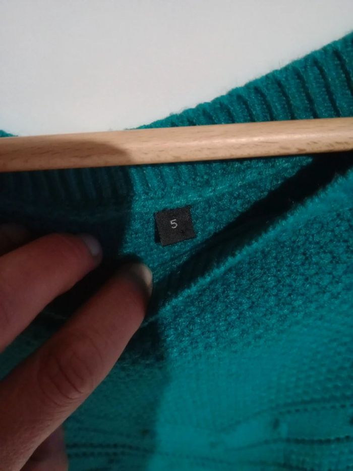 Pull femme taille 5 vert émeraude p - photo numéro 15