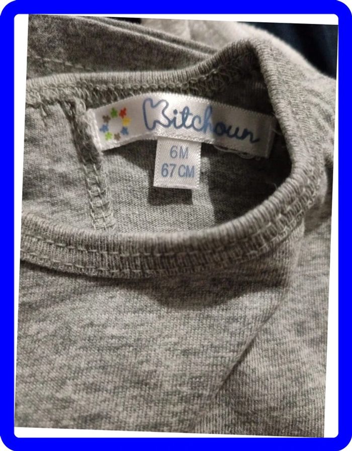 Tee shirt 6 mois Kitchoun - photo numéro 3
