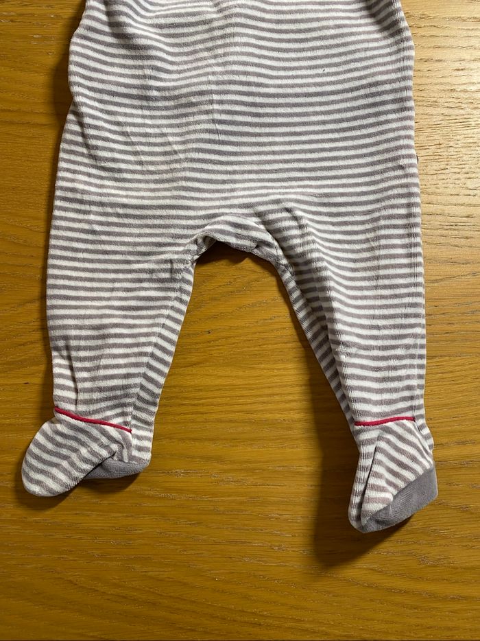 Obaïbi Pyjama Grenouillère Pingouin Taille 9 mois - photo numéro 3