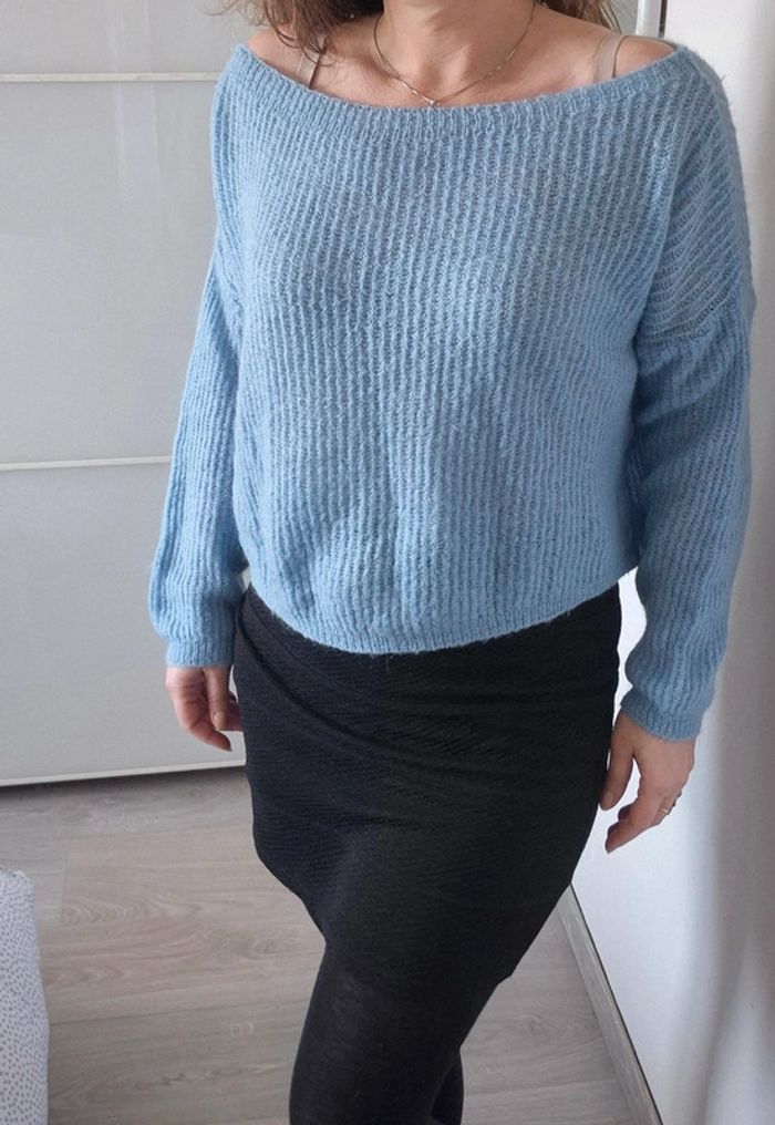 pull laine et mohair  Nais taille M - photo numéro 3