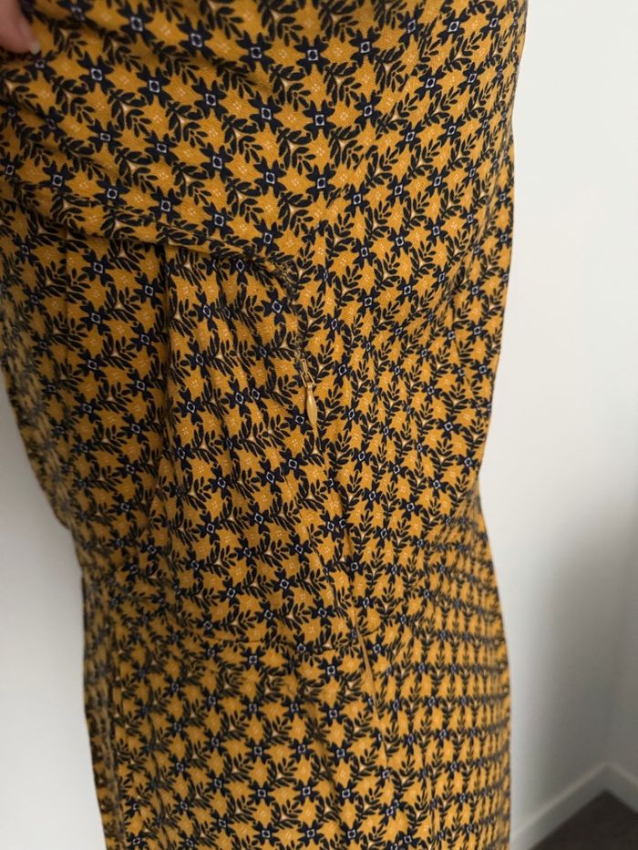 Robe jaune à motifs Promod taille 40 ou L - photo numéro 7