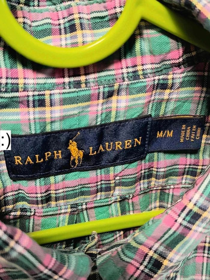 🔥 Chemise Ralph Lauren à carreaux vintage – Très bon état général 🔥 - photo numéro 4