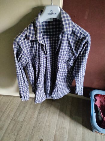 Chemise homme a carreaux