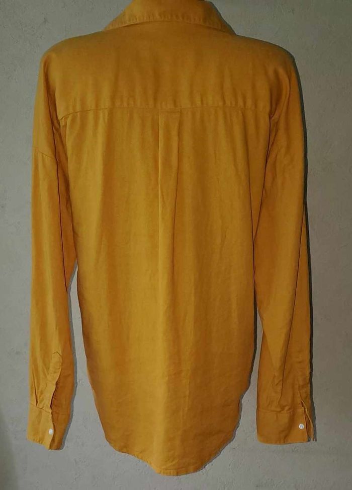 chemise ocre / moutarde femme taille 40 - photo numéro 2