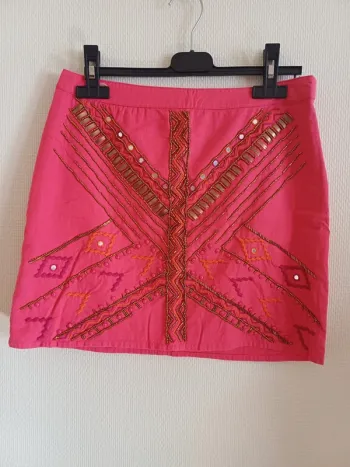 Mini-jupe-xs- Camaïeu