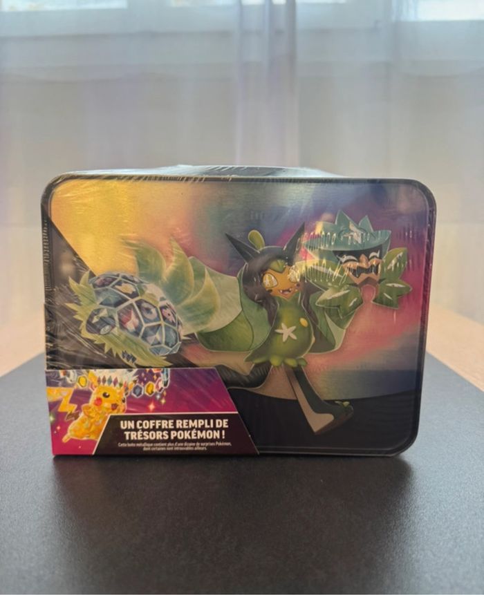 Pokémon coffret coffre aux trésors Valisette Pikachu Téracristal Neuf Français - photo numéro 4
