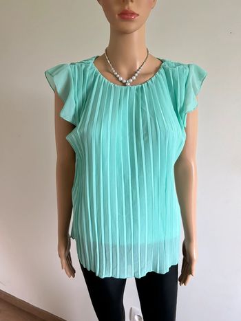 Blouse turquoise neuve à manches courtes Jade & me taille S