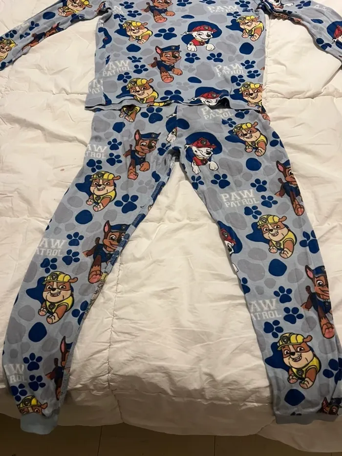 pyjama pat patrouille bleu - photo numéro 7