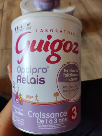 Lait guigoz optipro relais 3eme âge