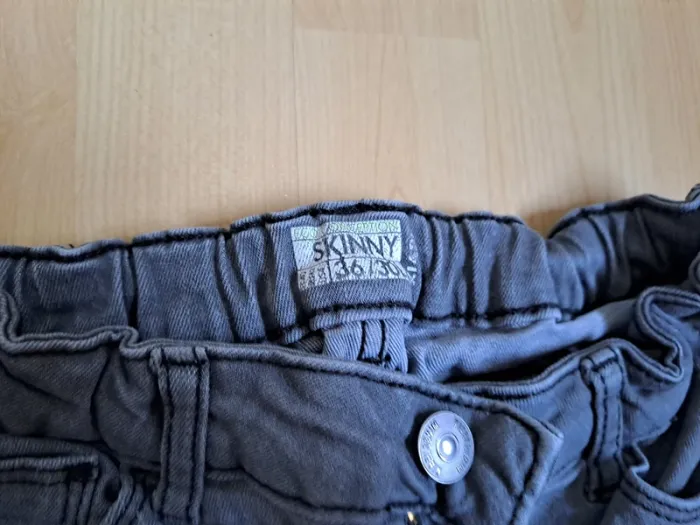 Jean Gris Skinny Taille Élastique - Kiabi - Taille 36 - Confortable - photo numéro 2