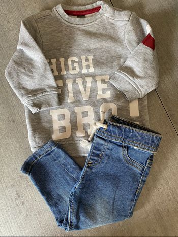 Ensemble pull + jean