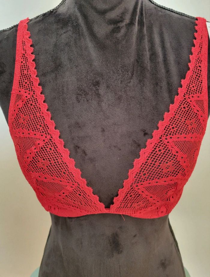 Soutien-gorge dentelle Rouge Etam 85B - photo numéro 4