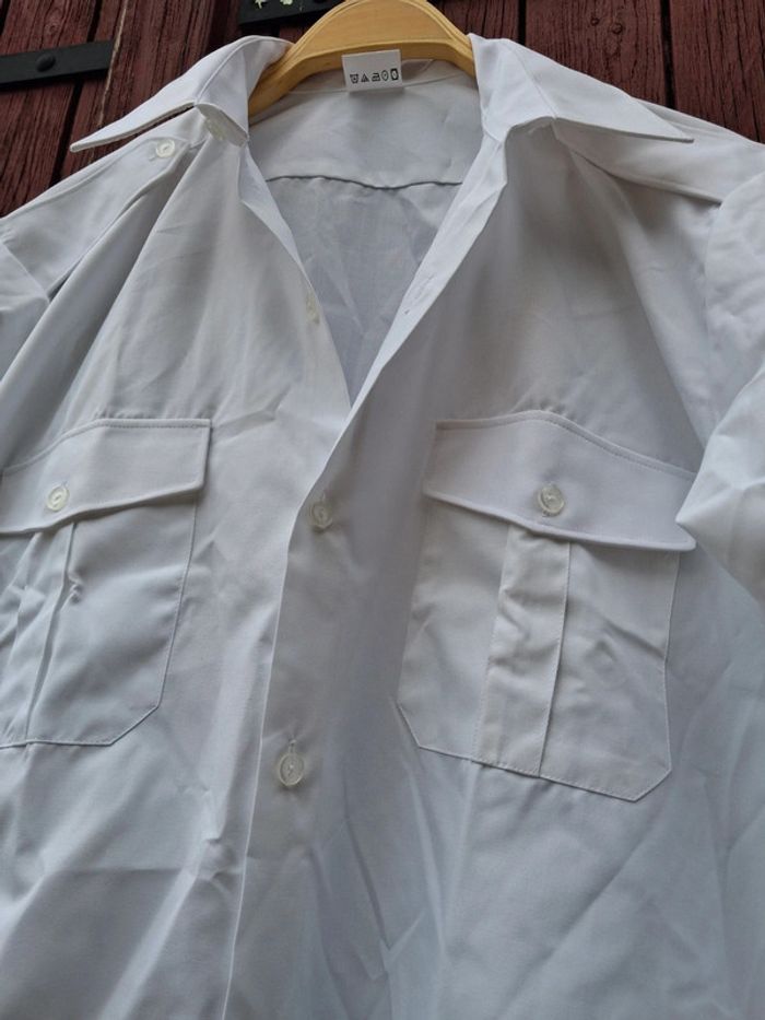 Chemise blanche de cérémonie militaire - photo numéro 3