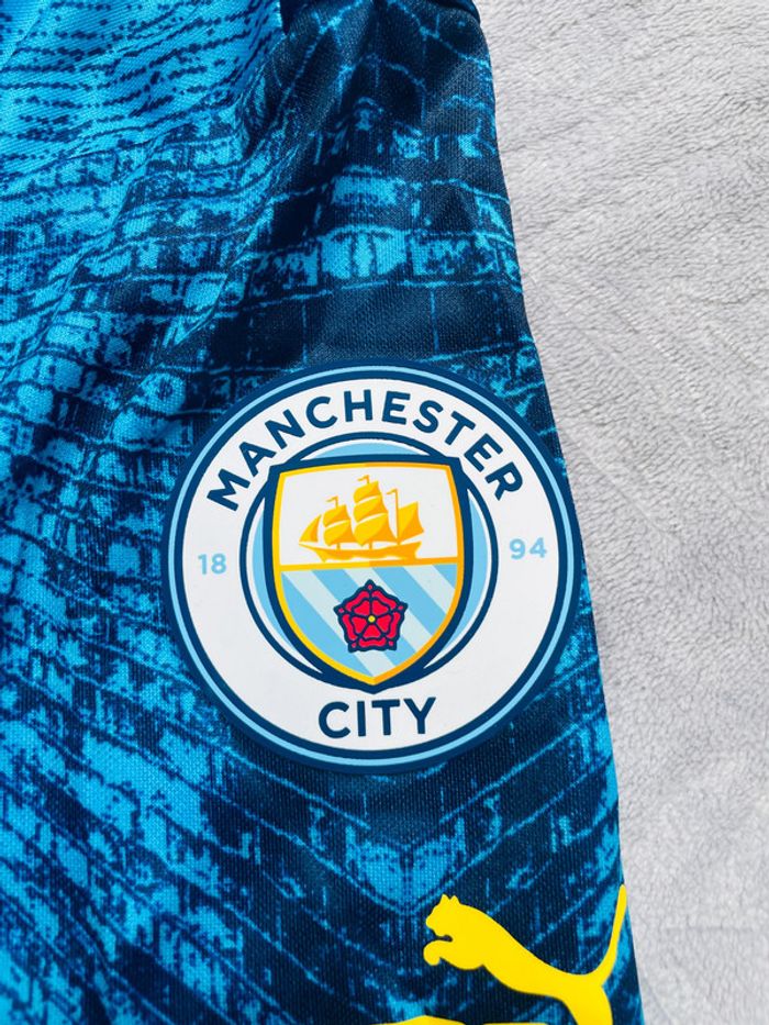 Maillot concept foot Manchester City bleu supporter taille S - photo numéro 5